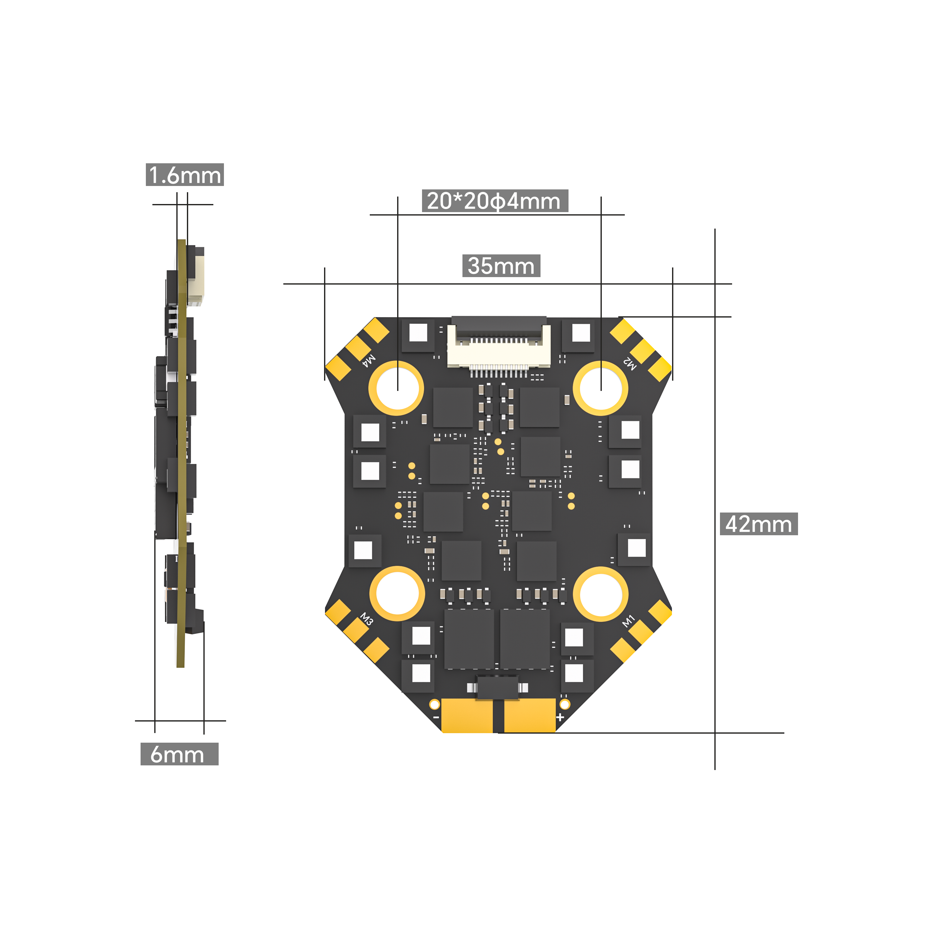 IFlight Borg 60A Mini F7 Stack